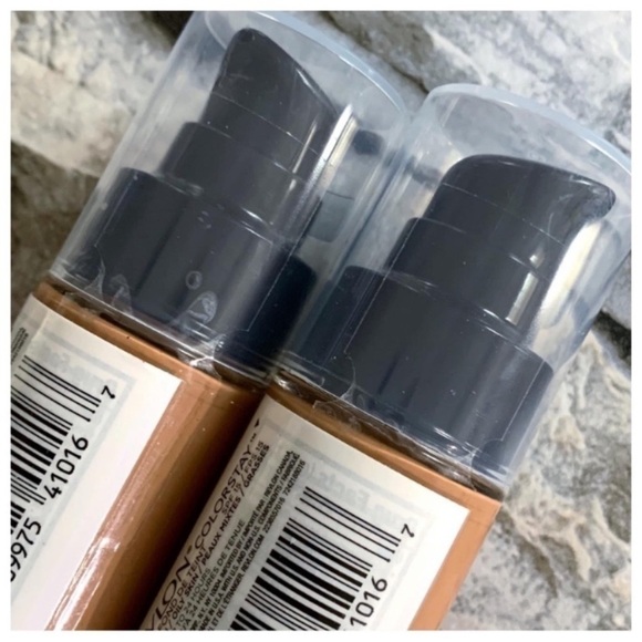 2 New Revlon ColorStay Foundation 380 Rich Ginger Matte Finish SPF 15 Bottle LOT - Picture 4 of 5